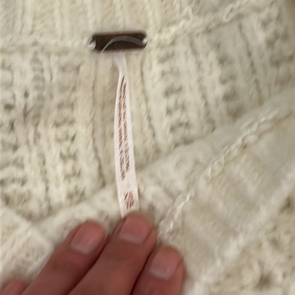 NWOT FREE PEOPLE Carter Pullover Sweater in Ivory Size XS - Picture 10 of 15